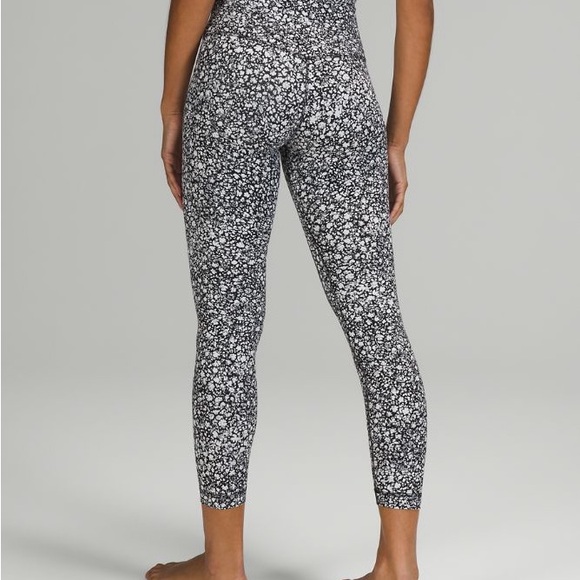 lululemon athletica Pants - lululemon athletica Black and White Patterned Leggings